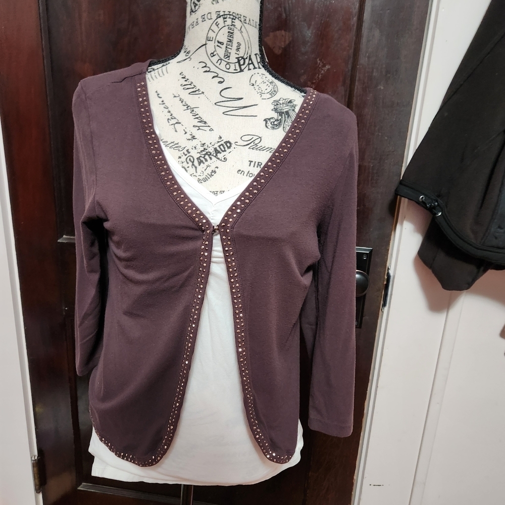 Talbots Brown Cardigan